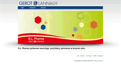 Desktop Screenshot of gl-pharma.pl